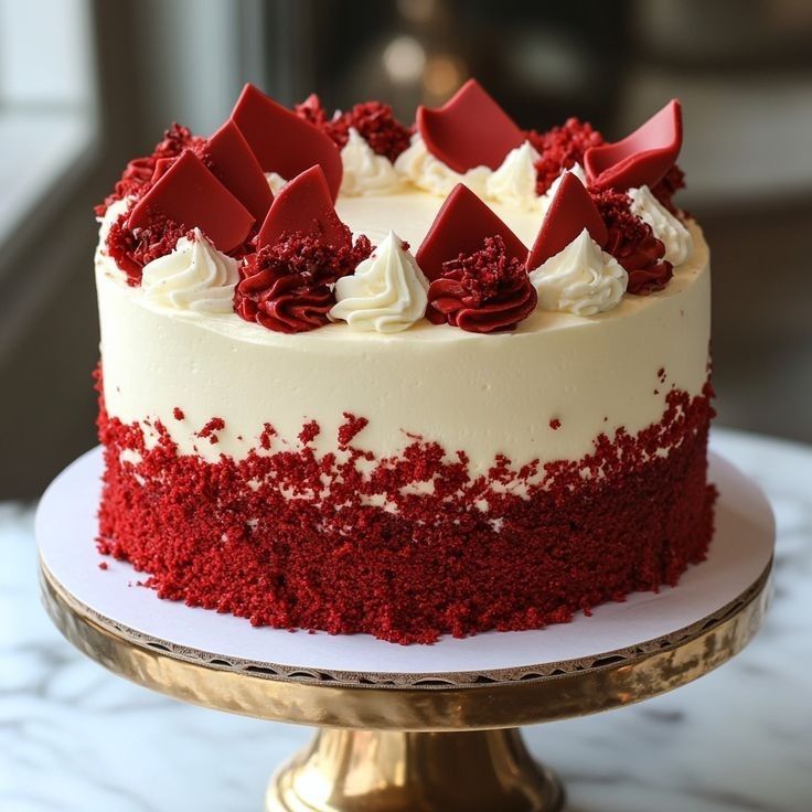 Red Velvet Cake Recipe with Cream Cheese Frosting