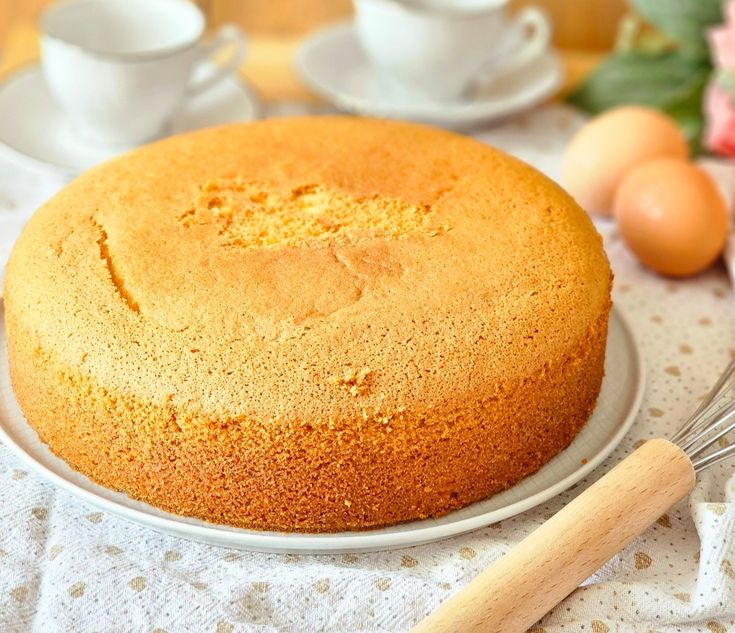 Eggless Vanilla Cake